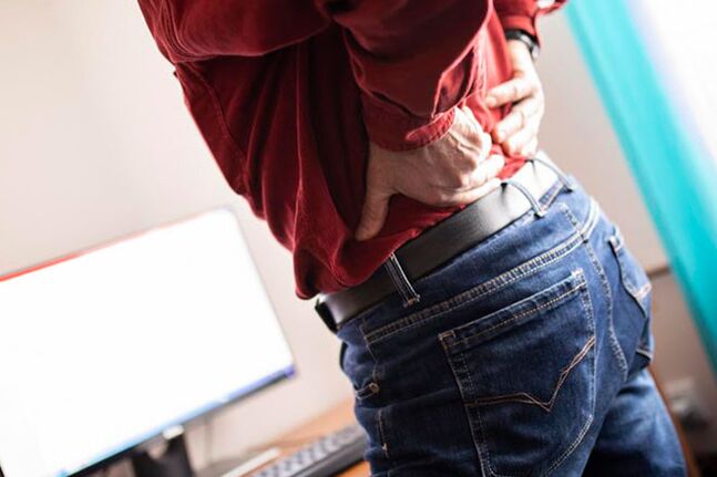 dhimbje shpine për shkak të osteokondrozës